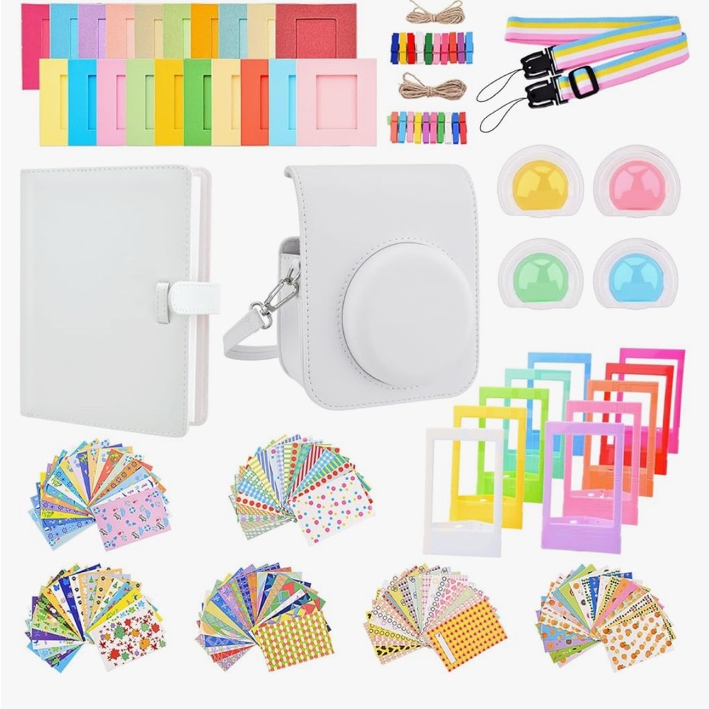 White Tablet Case and Accessories Set